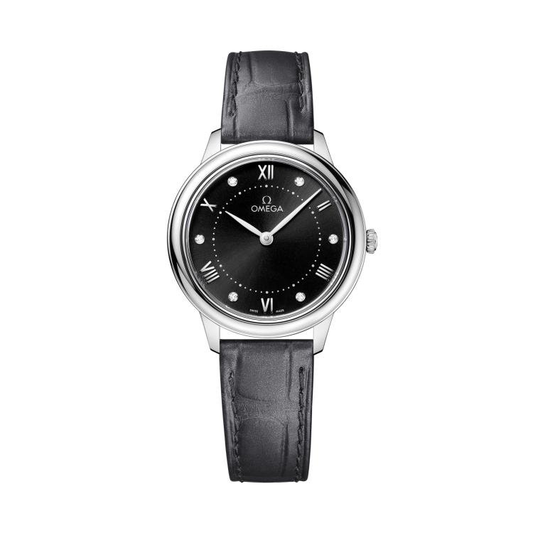 Damenuhr, Quarzwerk,  Omega De Ville Prestige 