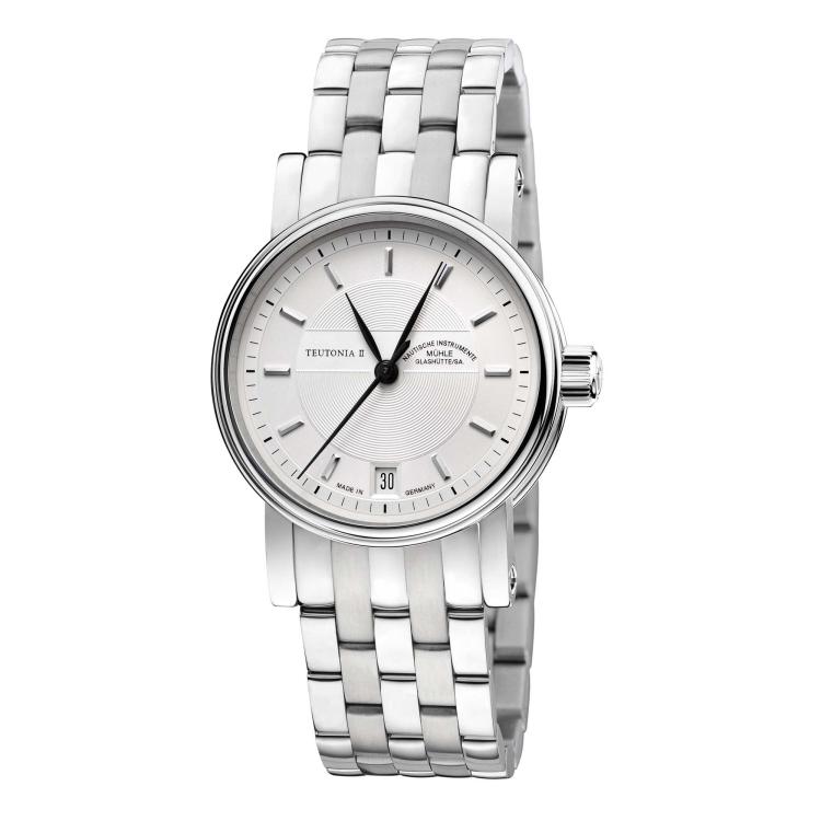 Damenuhr, Automatik,  Mühle Glashütte Teutonia II Medium 