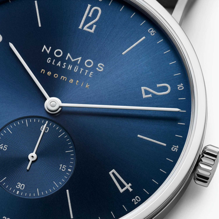 NOMOS Glashütte Tangente neomatik 39 blaugold - Bild 4 