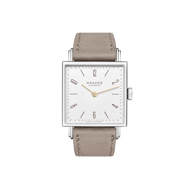 Damenuhr, Handaufzug,  NOMOS Glashütte Tetra 27 Duo 