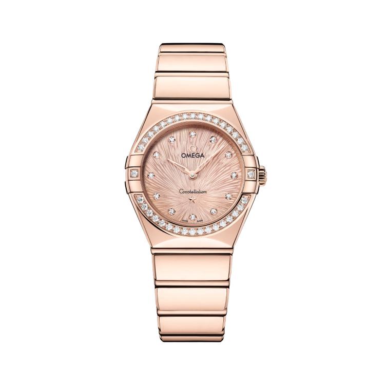 Damenuhr, Quarzwerk,  Omega Constellation 