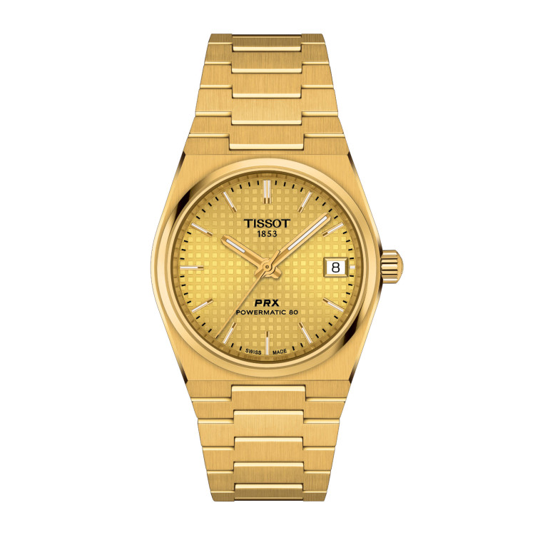 Automatik, Damenuhr- und Herrenuhruhr,  Tissot PRX Powermatic 80 35mm 