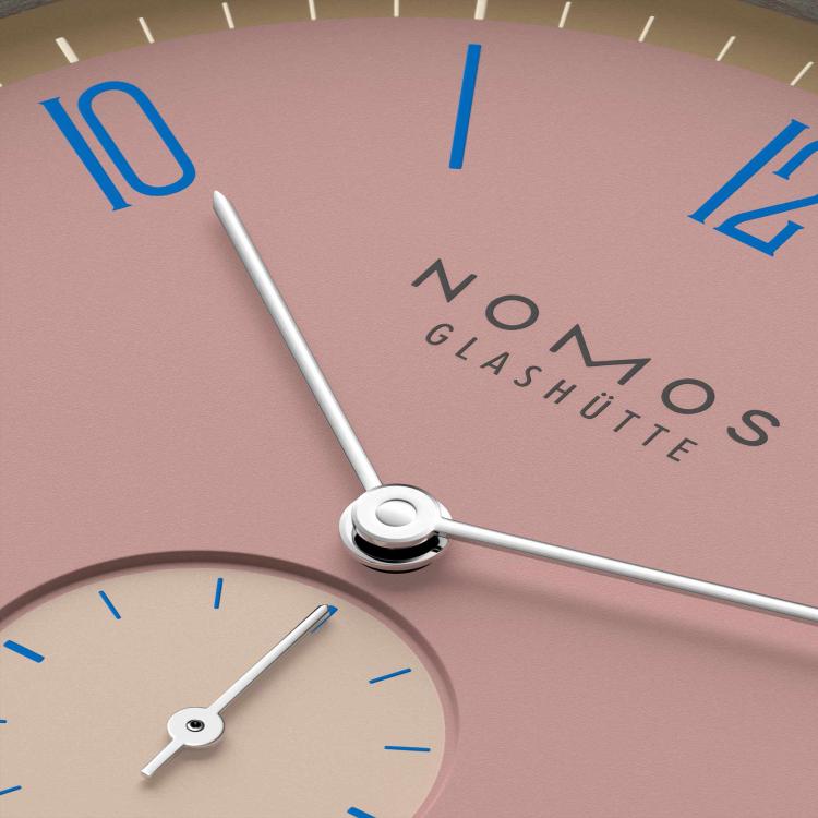 NOMOS Glashütte Tangente 38 Datum Pompadour  - Bild 5 