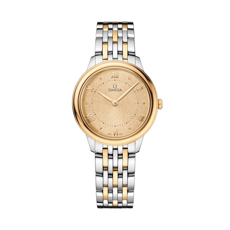Damenuhr, Quarzwerk,  Omega De Ville Prestige 