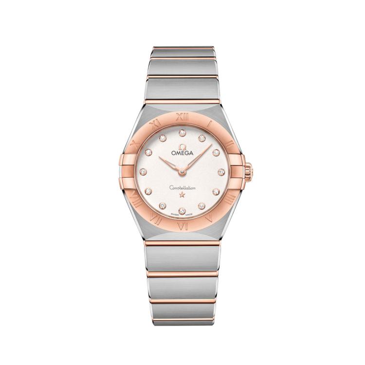 Damenuhr, Quarzwerk,  Omega Constellation 