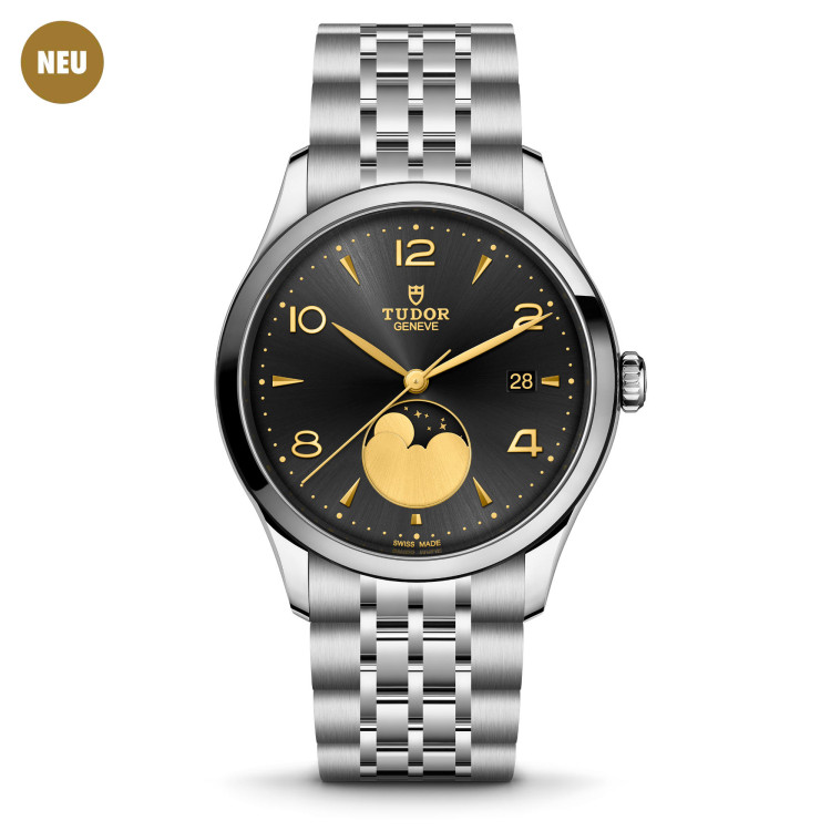 Automatik, Damenuhr- und Herrenuhruhr,  TUDOR 1926 Luna 