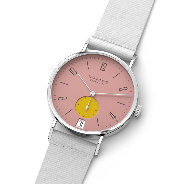 NOMOS Glashütte Tangente 38 Datum Bubblegum  - Bild 6 