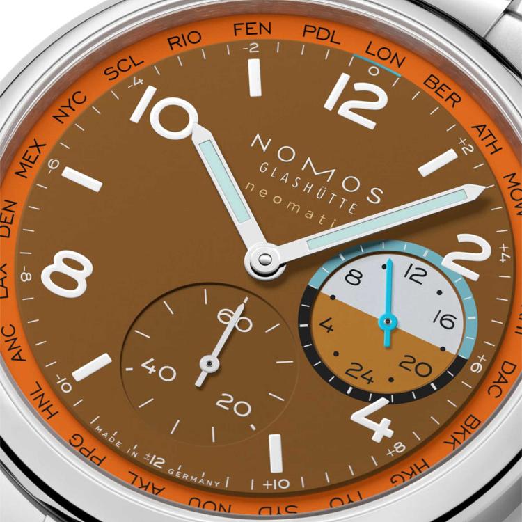 NOMOS Glashütte Club Sport Neomatik Weltzeit Canyon - Bild 4 