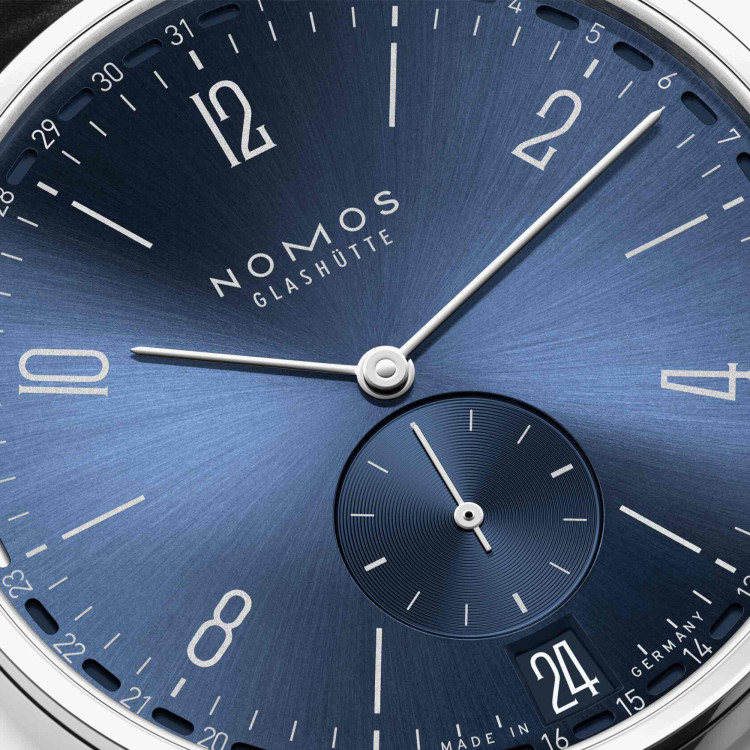 NOMOS Glashütte Tangente 2date blau - Bild 4 