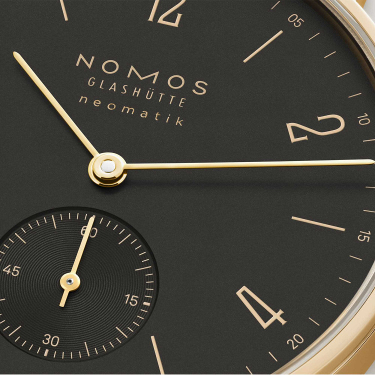 NOMOS Glashütte Tangente Gold Neomatik Ruthenium - Bild 4 
