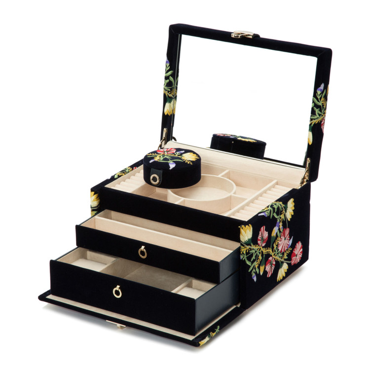 WOLF Zoe Medium Jewellery Case Indigo - Bild 3 