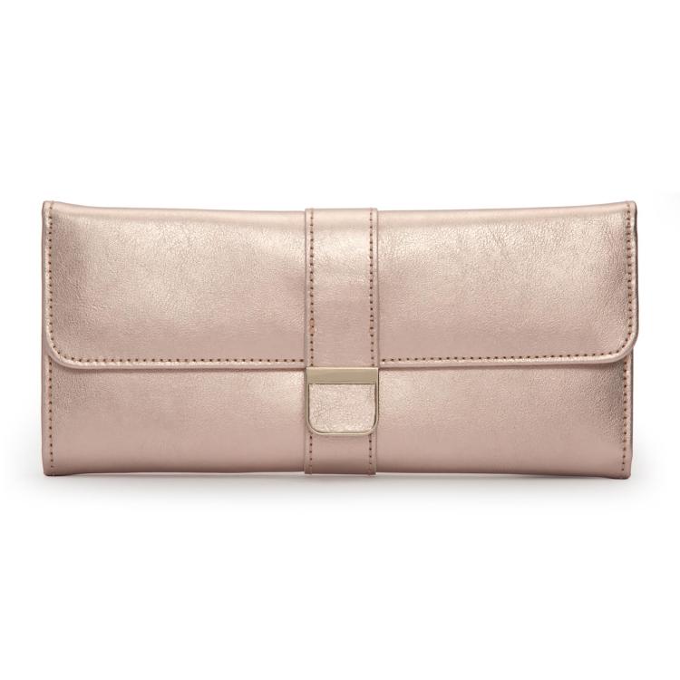 WOLF Palermo Jewelry Roll Rose Gold 