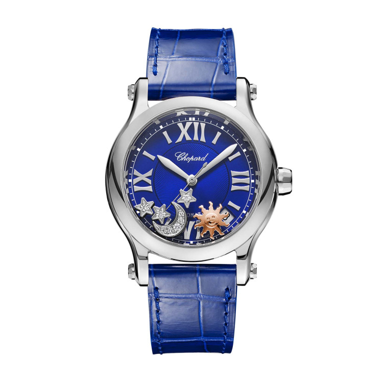 Automatik, Damenuhr,  Chopard Happy Sport Sun, Moon and Stars 