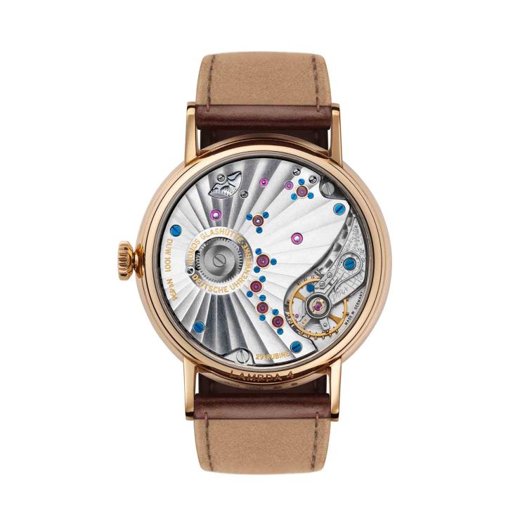 NOMOS Glashütte Lambda 39 Roségold mit gebläuten Zeigern - Bild 2 