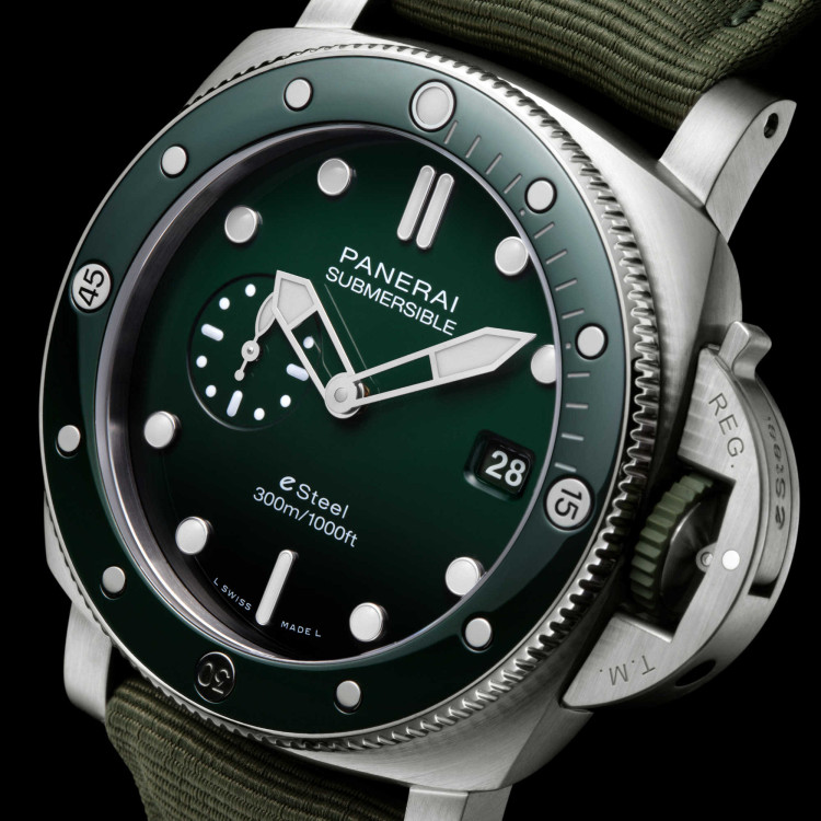 Panerai Submersible QuarantaQuattro ESteel™ Verde Smeraldo - Bild 3 