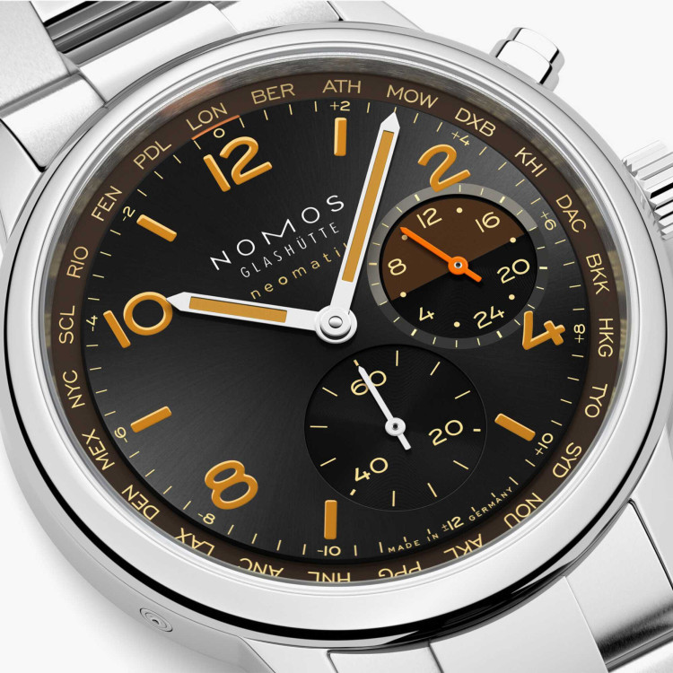 NOMOS Glashütte Club Sport Neomatik Weltzeit Grid - Bild 4 