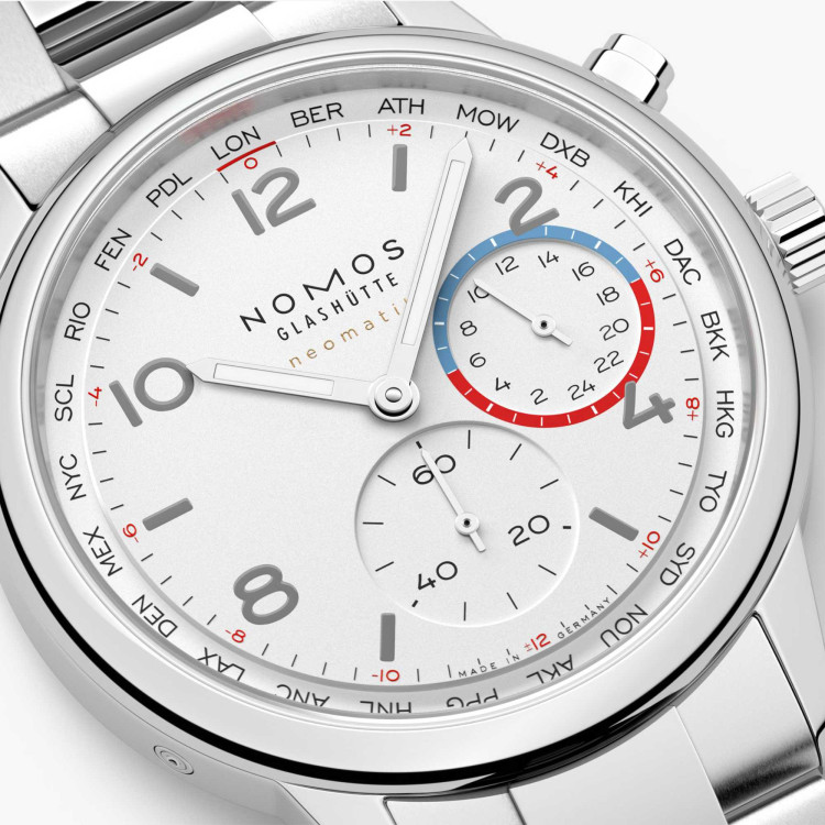 NOMOS Glashütte Club Sport Neomatik Weltzeit - Bild 4 