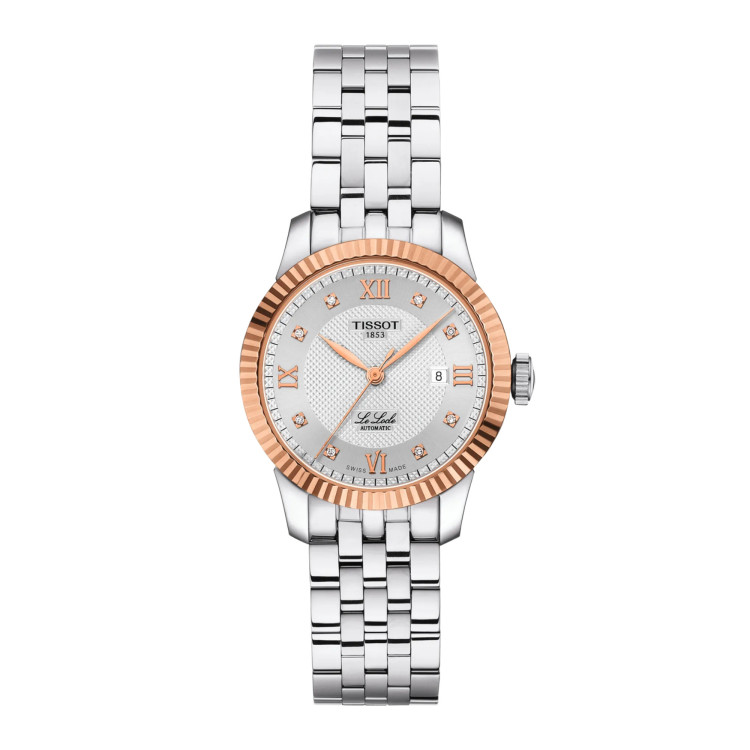 Automatik, Damenuhr,  Tissot Le Locle 29mm 18k Gold Bezel 