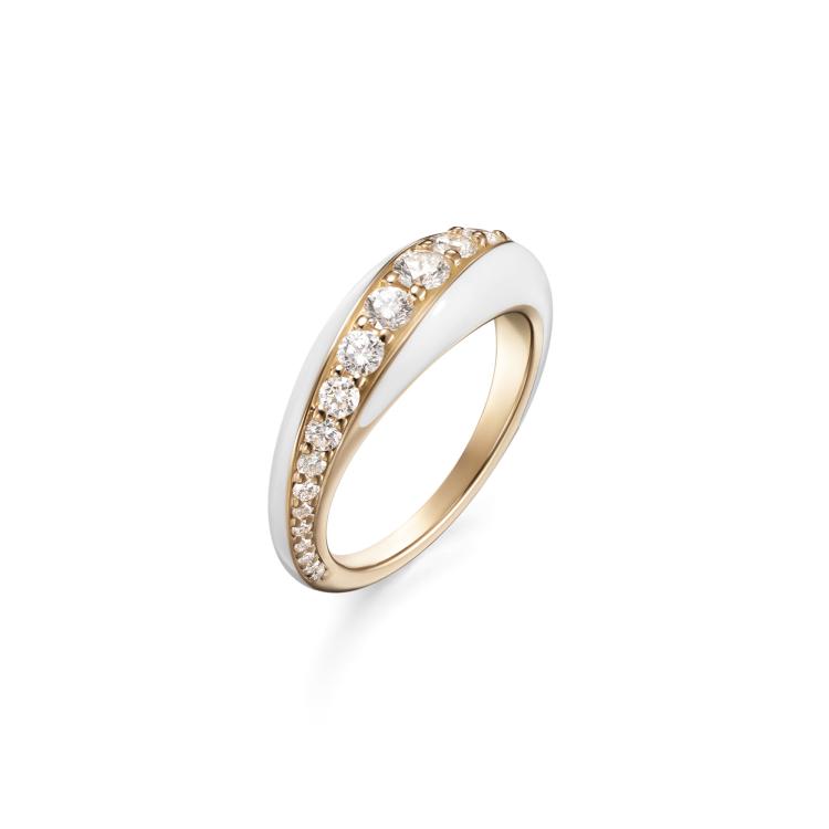 Ringe, Gelbgold,  Melissa Kaye Remi Ring Small 