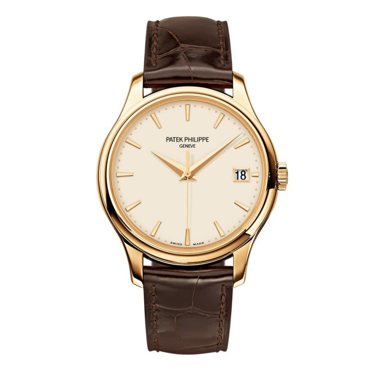 Unisex, Automatik,  Patek Philippe Calatrava Datum Zentralsekunde 