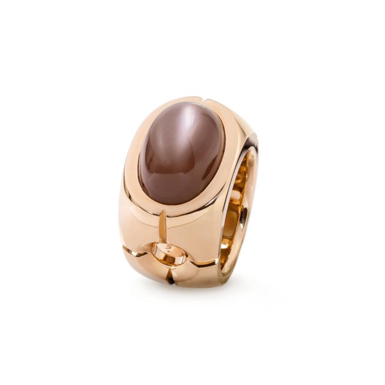 Ringe, Rotgold,  Jochen Pohl Jochen Pohl Mondstein Ring 