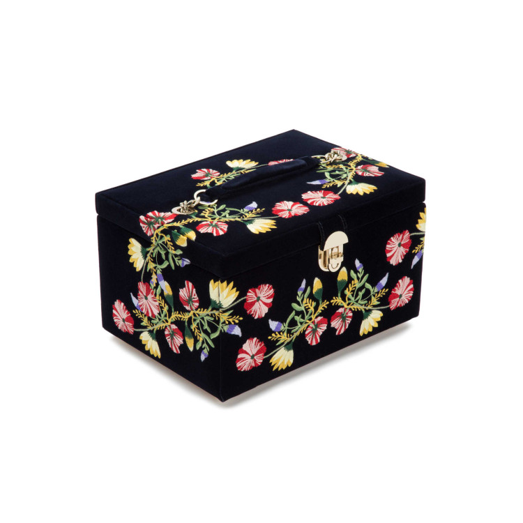 WOLF Zoe Medium Jewellery Case Indigo - Bild 2 