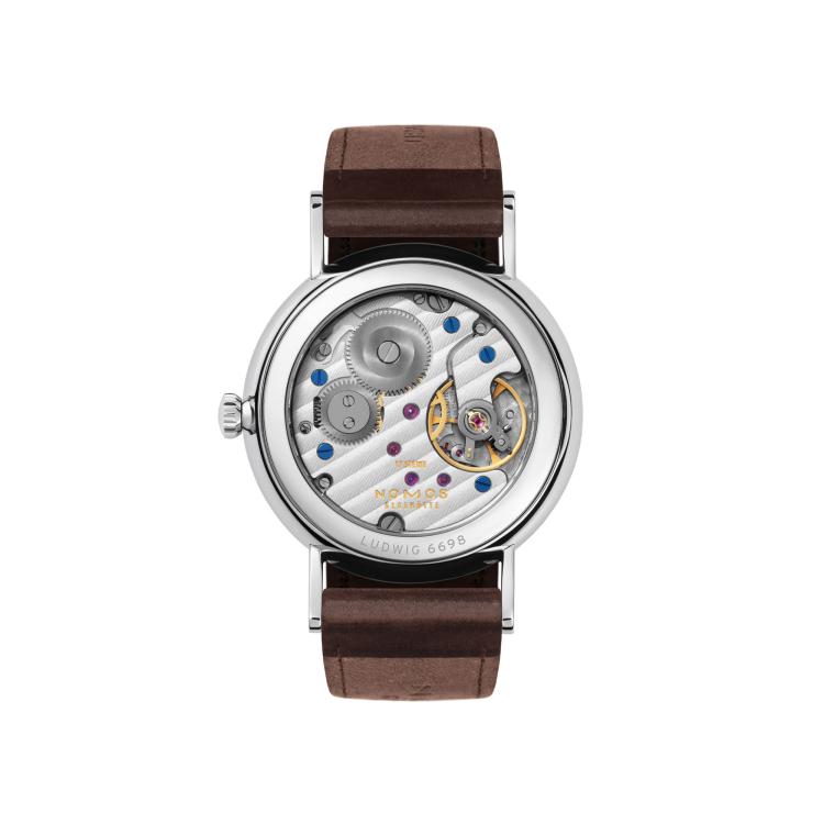 NOMOS Glashütte Ludwig 33 Duo emailleweiß - Bild 4 