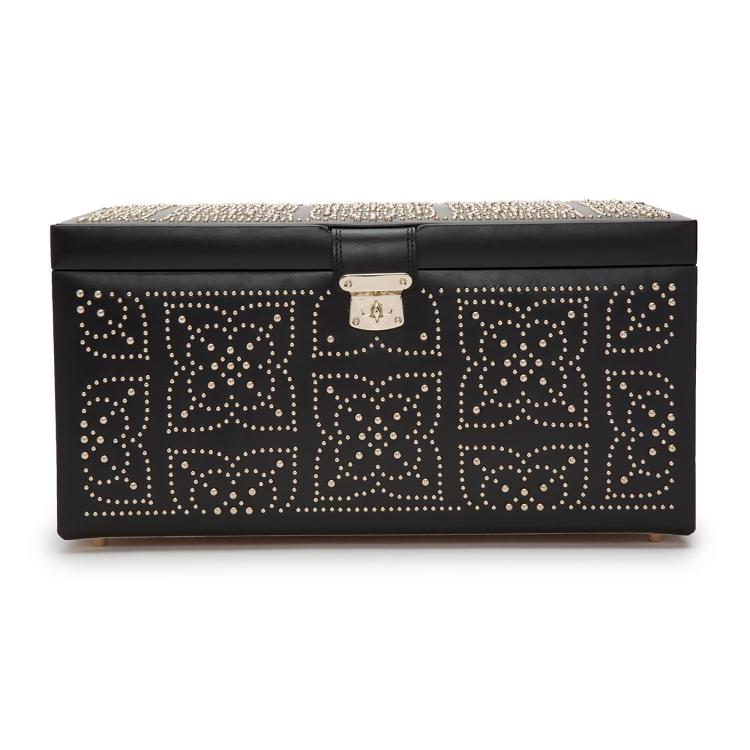  WOLF Marrakesh Large Jewellery Box Black 