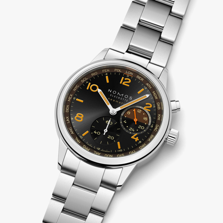 NOMOS Glashütte Club Sport Neomatik Weltzeit Grid - Bild 3 