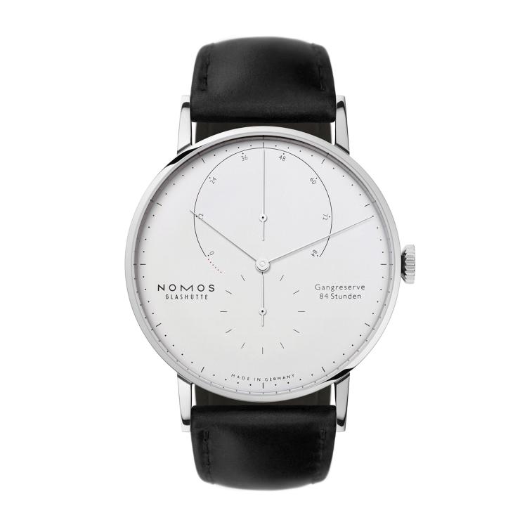 Unisex, Handaufzug,  NOMOS Glashütte Lambda Weissgold 