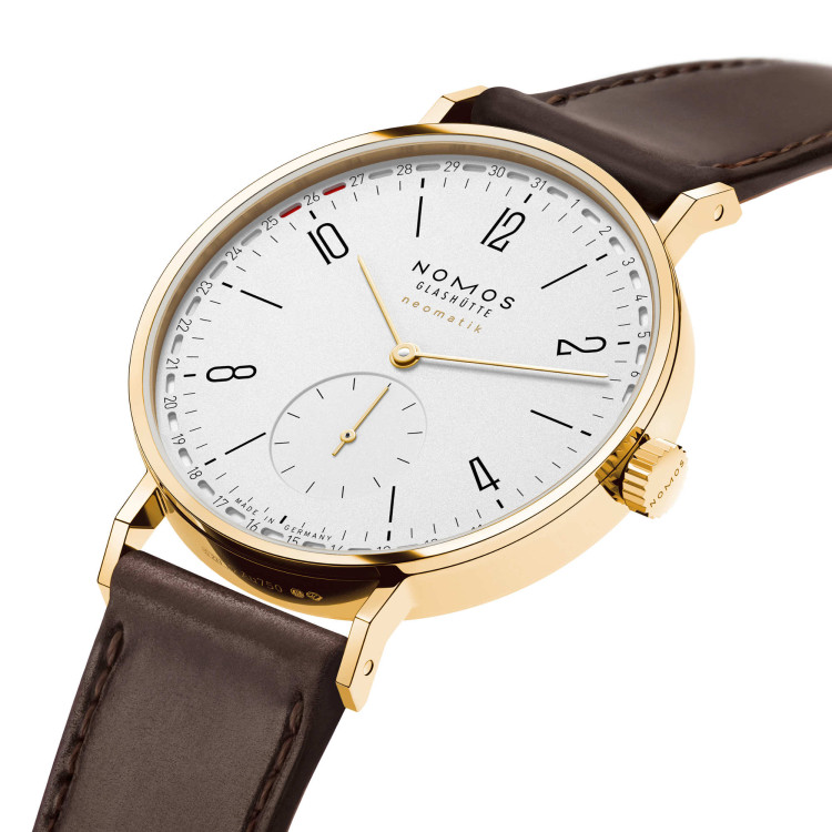 NOMOS Glashütte Tangente Gold Neomatik 38 Update Doré - Bild 3 