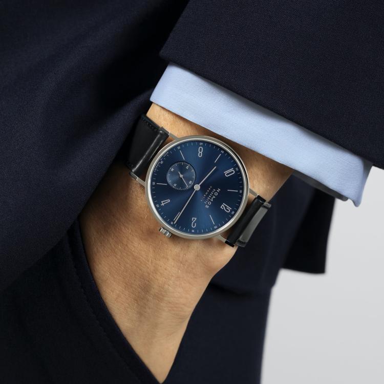 NOMOS Glashütte Tangente neomatik 39 blaugold - Bild 6 