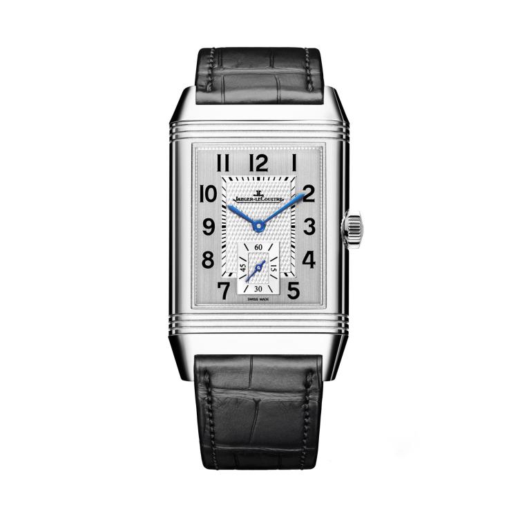 Herrenuhr, Handaufzug,  Jaeger-LeCoultre Reverso Classic Large Duoface Small Second Edelstahl 