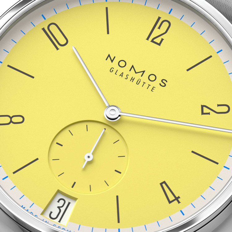 NOMOS Glashütte Tangente 38 Datum Kanari  - Bild 4 