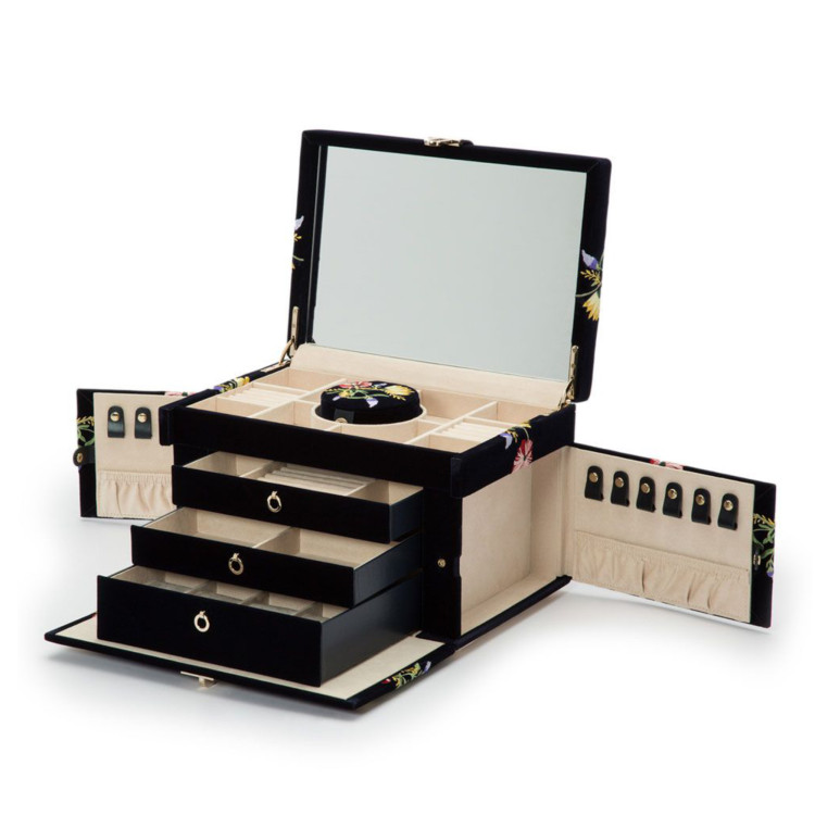 WOLF Zoe Large Jewellery Box Indigo - Bild 4 