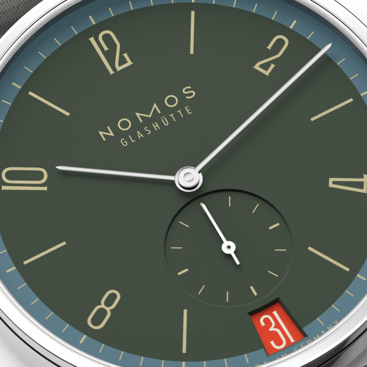 NOMOS Glashütte Tangente 38 Datum Lakritze  - Bild 4 