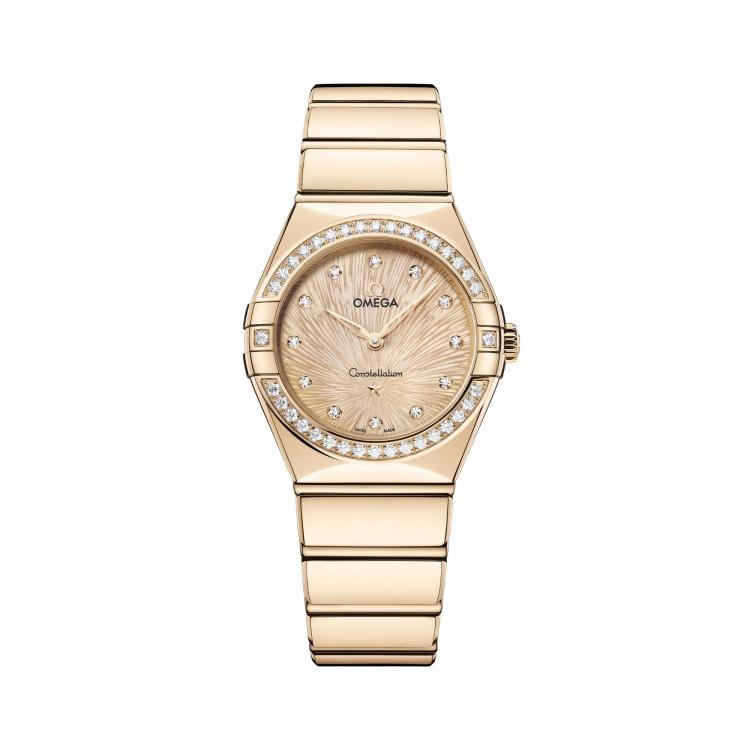 Damenuhr, Quarzwerk,  Omega Constellation 