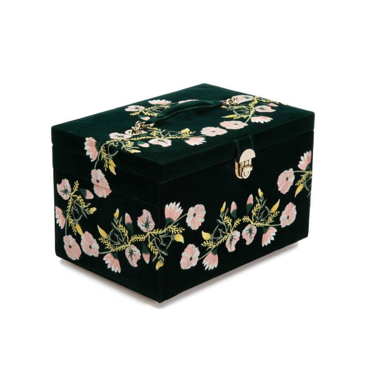 WOLF Zoe Large Jewellery Box Forest Green - Bild 2 