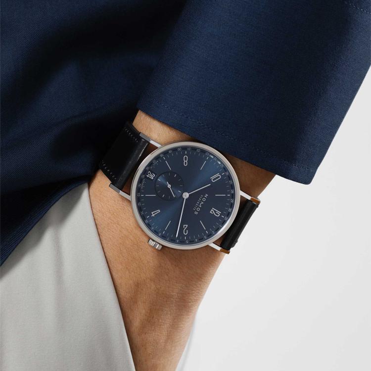 NOMOS Glashütte Tangente 2date blau - Bild 5 