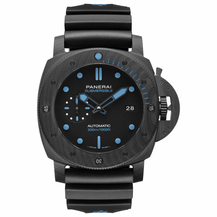 Automatik, Herrenuhr,  Panerai Submersible Carbotech™  