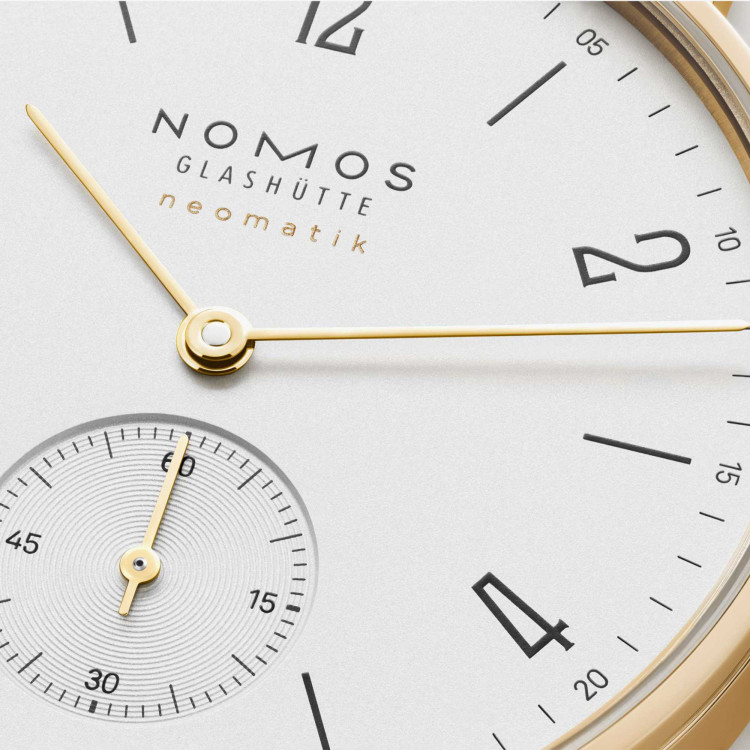 NOMOS Glashütte Tangente Gold Neomatik Doré - Bild 4 
