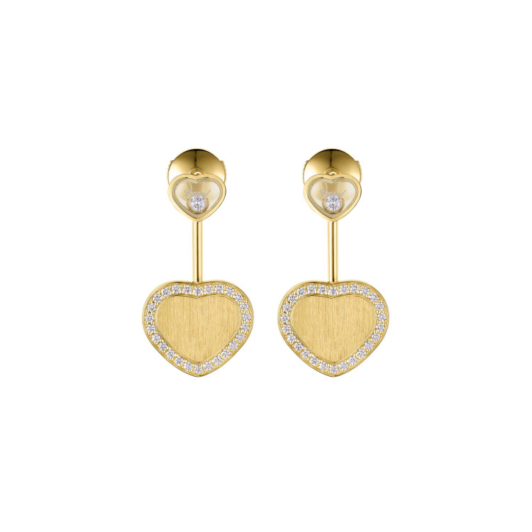 Chopard Happy Hearts Golden Hearts Ohrhänger - Bild 3 