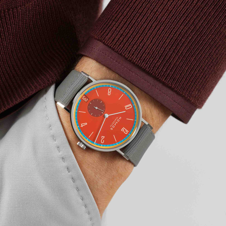 NOMOS Glashütte Tangente 38 Datum Sportbunt  - Bild 6 