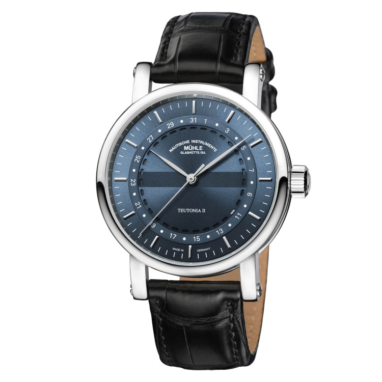 Automatik, Damenuhr- und Herrenuhruhr,  Mühle Glashütte Teutonia II Ringdatum 