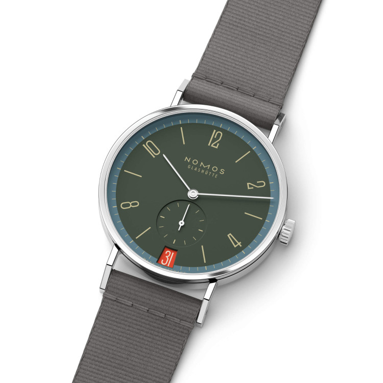 NOMOS Glashütte Tangente 38 Datum Lakritze  - Bild 3 