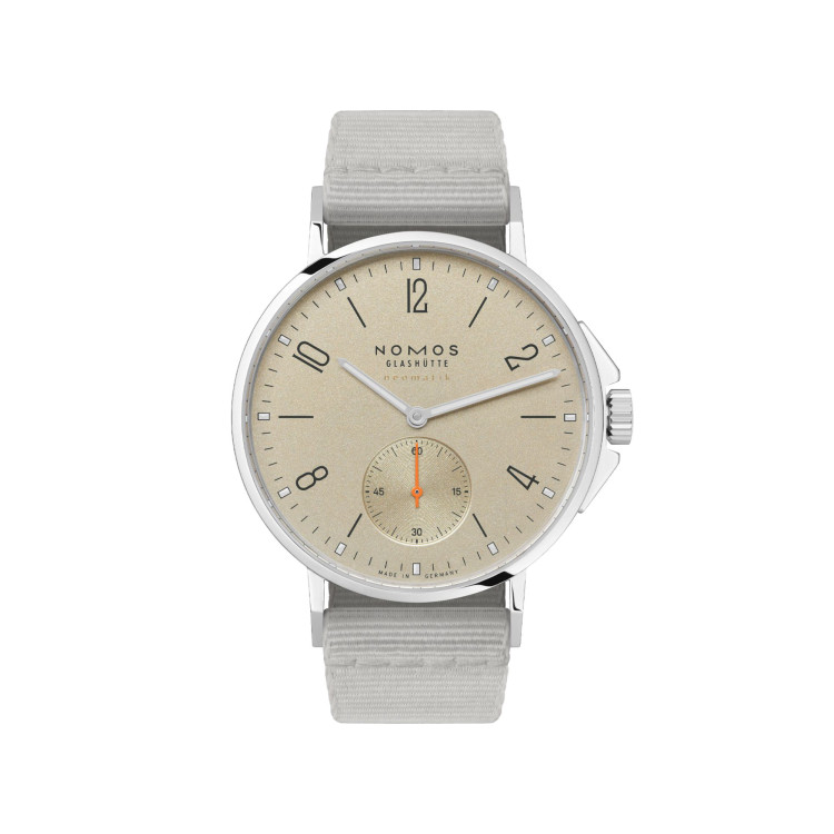 Automatik, Damenuhr- und Herrenuhruhr,  NOMOS Glashütte Ahoi Neomatik Sand 