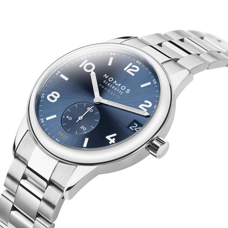 NOMOS Glashütte Club Sport neomatik 42 Datum blau - Bild 4 