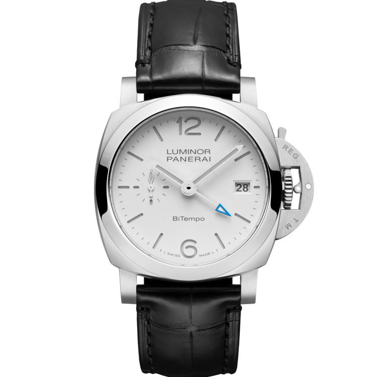 Automatik, Damenuhr- und Herrenuhruhr,  Panerai Luminor Quaranta Bitempo 