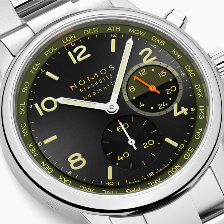 NOMOS Glashütte Club Sport Neomatik Weltzeit Vector - Bild 4 