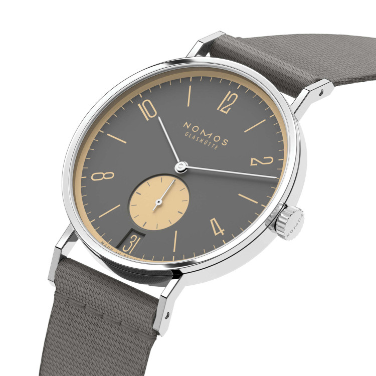 NOMOS Glashütte Tangente 38 Datum Haifischgrau  - Bild 3 